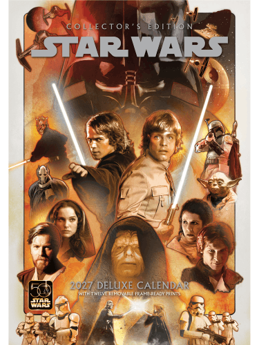 Kalendář Star Wars Classic Deluxe 2027 (A3)