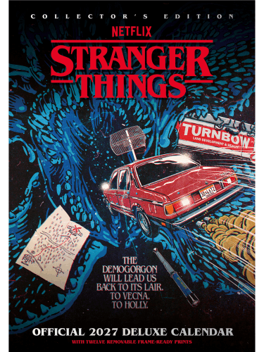 Kalendář Stranger Things Deluxe 2027 (A3)