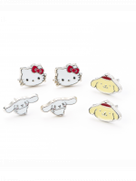 Náušnice Sanrio - Cinnamoroll, Pompompurin, Hello Kitty