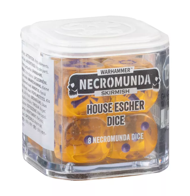 Kostky Warhammer Necromunda - House Escher (8 ks) - Desková hra