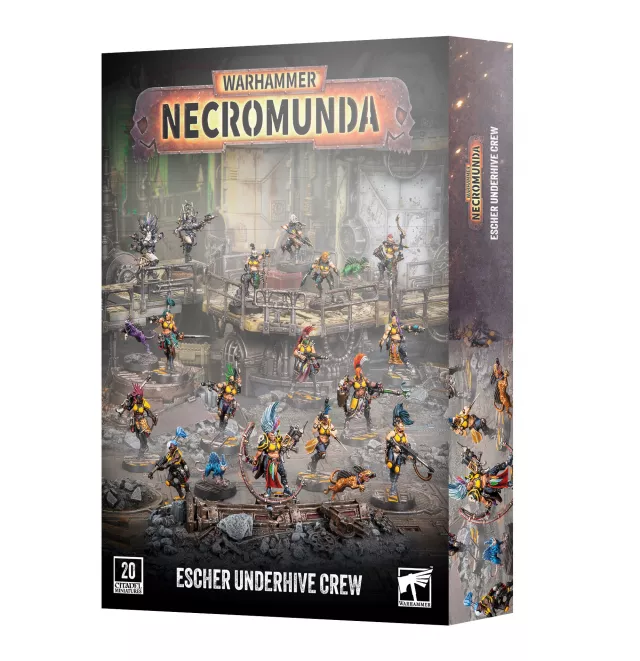 Warhammer Necromunda - Escher Underhive Crew (20 figurek) - Desková hra