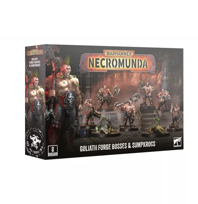 Warhammer: Necromunda - Forge Bosses & Sumpkrocs (8 figurek) - Desková hra