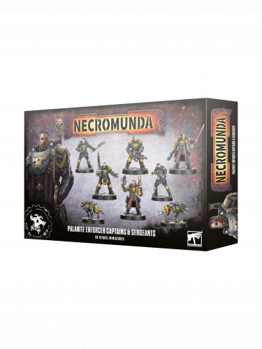 Warhammer Necromunda: Palanite Enforcer - Captains & Sergeants (8 figurek)