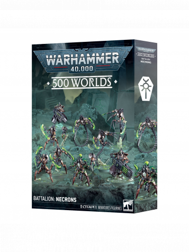 W40k: 500 Worlds - Battalion: Necrons (11 figurek)