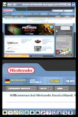 Nintendo DS Lite Browser