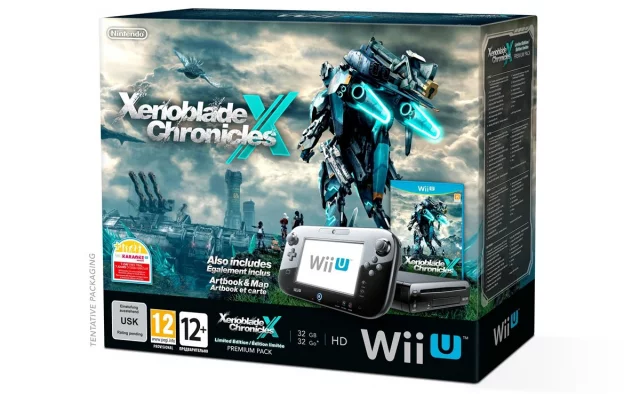 Konzole Wii U Premium Pack Black + Xenoblade Chronicles X