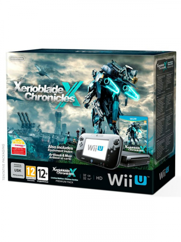 Konzole Wii U Premium Pack Black + Xenoblade Chronicles X (WIIU)