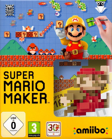 Super Mario Maker + Artbook + Amiibo figurka (WIIU)