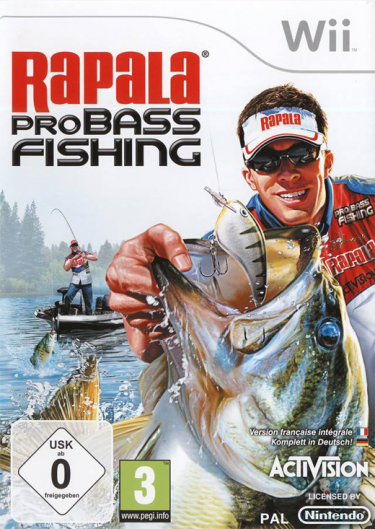 Rapala Pro Bass Fishing + prut (WII)