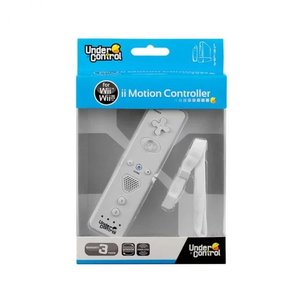 Wii dálkový ovladač se zabudovaným Motion Plus (pro Wii a WiiU) (bílý) (Under Control)