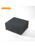 Krabička na karty Gamegenic - Games Lair 600+ Convertible Black Orange