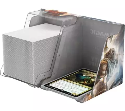 Krabička na karty Gamegenic - Magic: The Gathering - Art Bastion 100+ XL Reality Fracture - Charge the Sanctum - Krabičky na karty