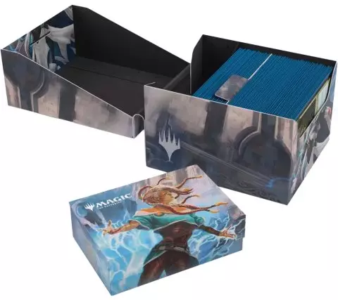 Krabička na karty Gamegenic - Magic: The Gathering - Soft Crate 100+ XL Reality Fracture - Tam Beleren, Conflicted & Jace, Building Reality - MTG: Reality Fracture