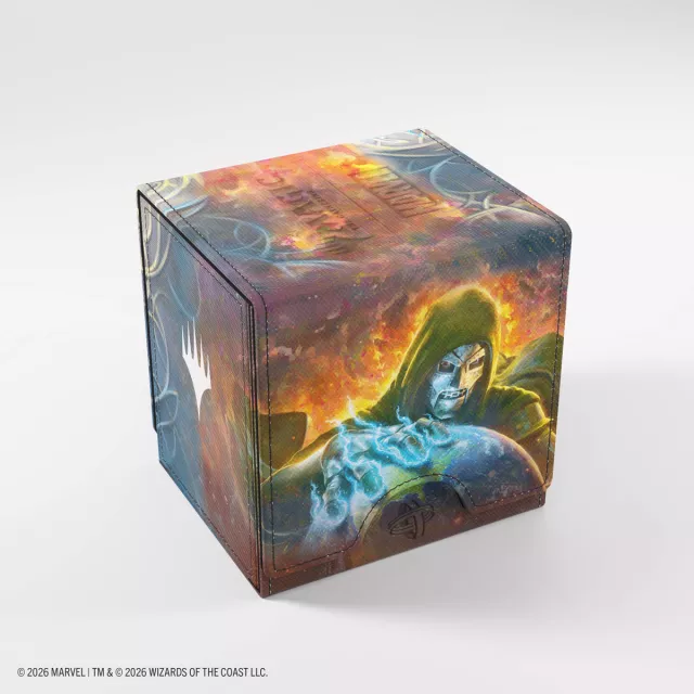 Krabička na karty Gamegenic - Marvel Super Heroes - Sidekick PRO 100+ XL Convertible Doom Reigns Supreme/Loki Laufeyson - MTG: Marvel Super Heroes