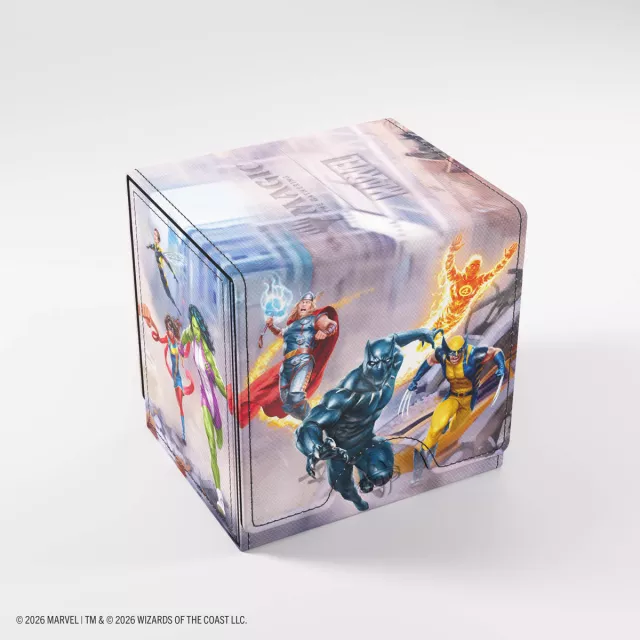 Krabička na karty Gamegenic - Marvel Super Heroes - Sidekick PRO 100+ XL Convertible Marvel Super Heroes - MTG: Marvel Super Heroes