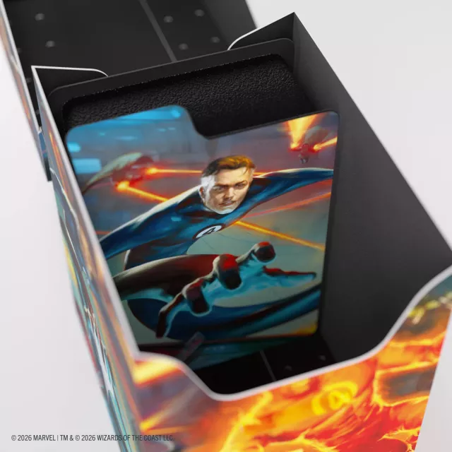 Krabička na karty Gamegenic - Marvel Super Heroes - Soft Dynacrate 100+ XL Sideloading The Fantastic Four Unleashed
