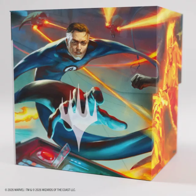 Krabička na karty Gamegenic - Marvel Super Heroes - Soft Dynacrate 100+ XL Sideloading The Fantastic Four Unleashed