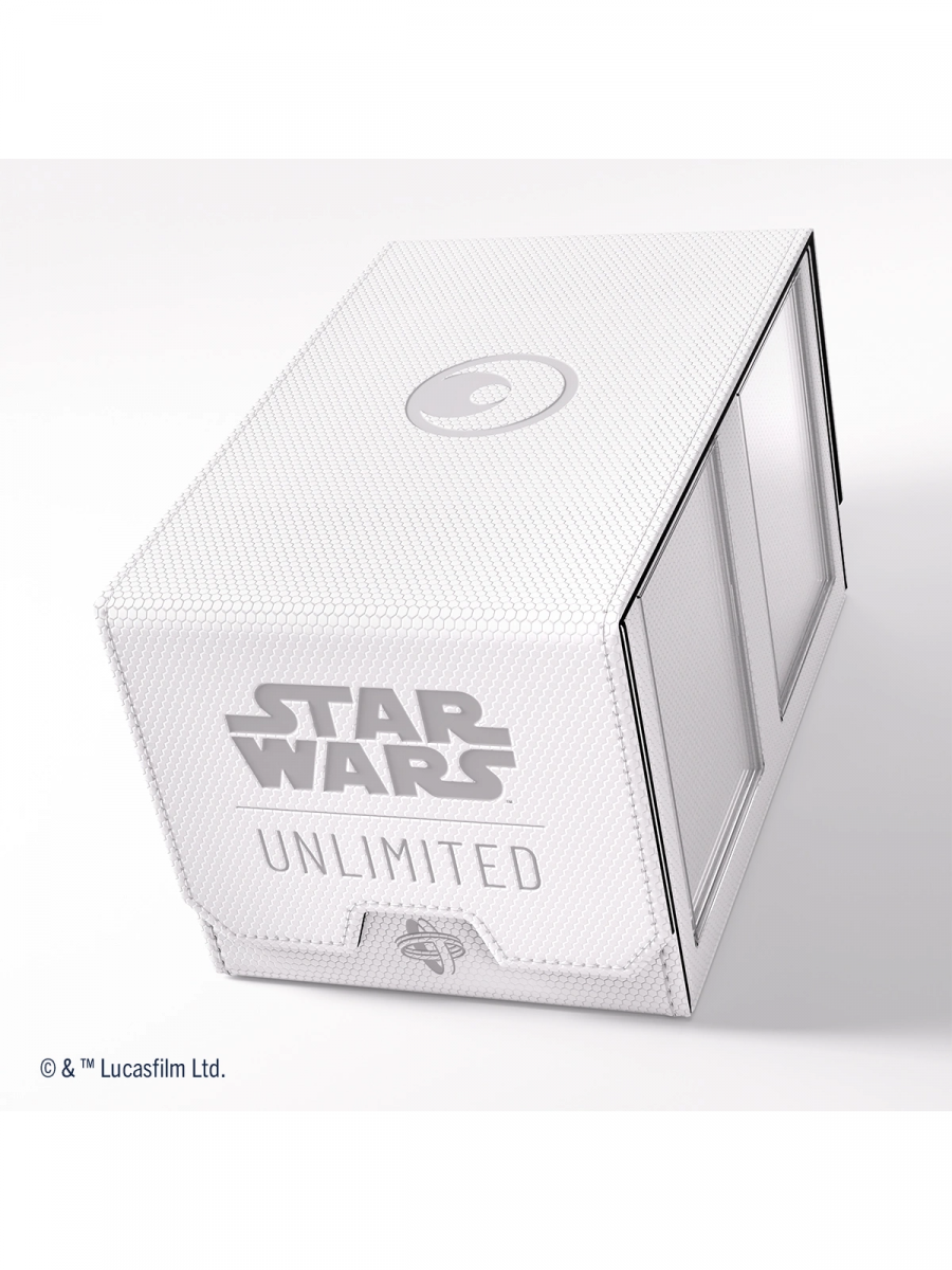 Blackfire Krabička na karty Gamegenic - Star Wars: Unlimited Double Deck Pod White/Black
