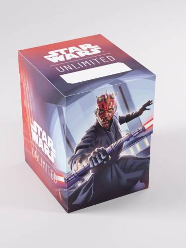 Krabička na karty Gamegenic - Star Wars: Unlimited Soft Crate Darth Maul