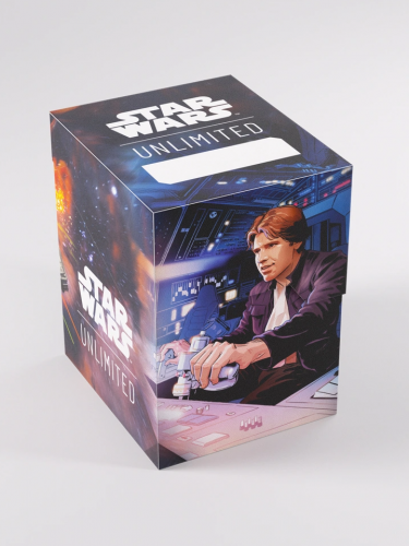 Krabička na karty Gamegenic - Star Wars: Unlimited Soft Crate Han Solo Millenium Falcon