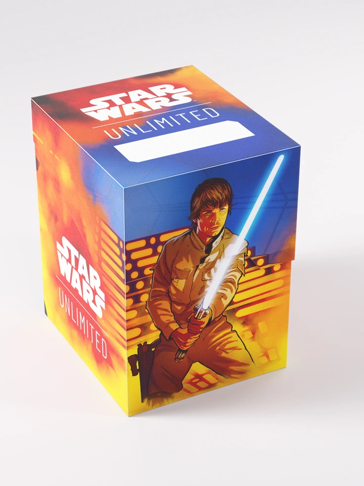 Blackfire Krabička na karty Gamegenic - Star Wars: Unlimited Soft Crate Luke/Vader