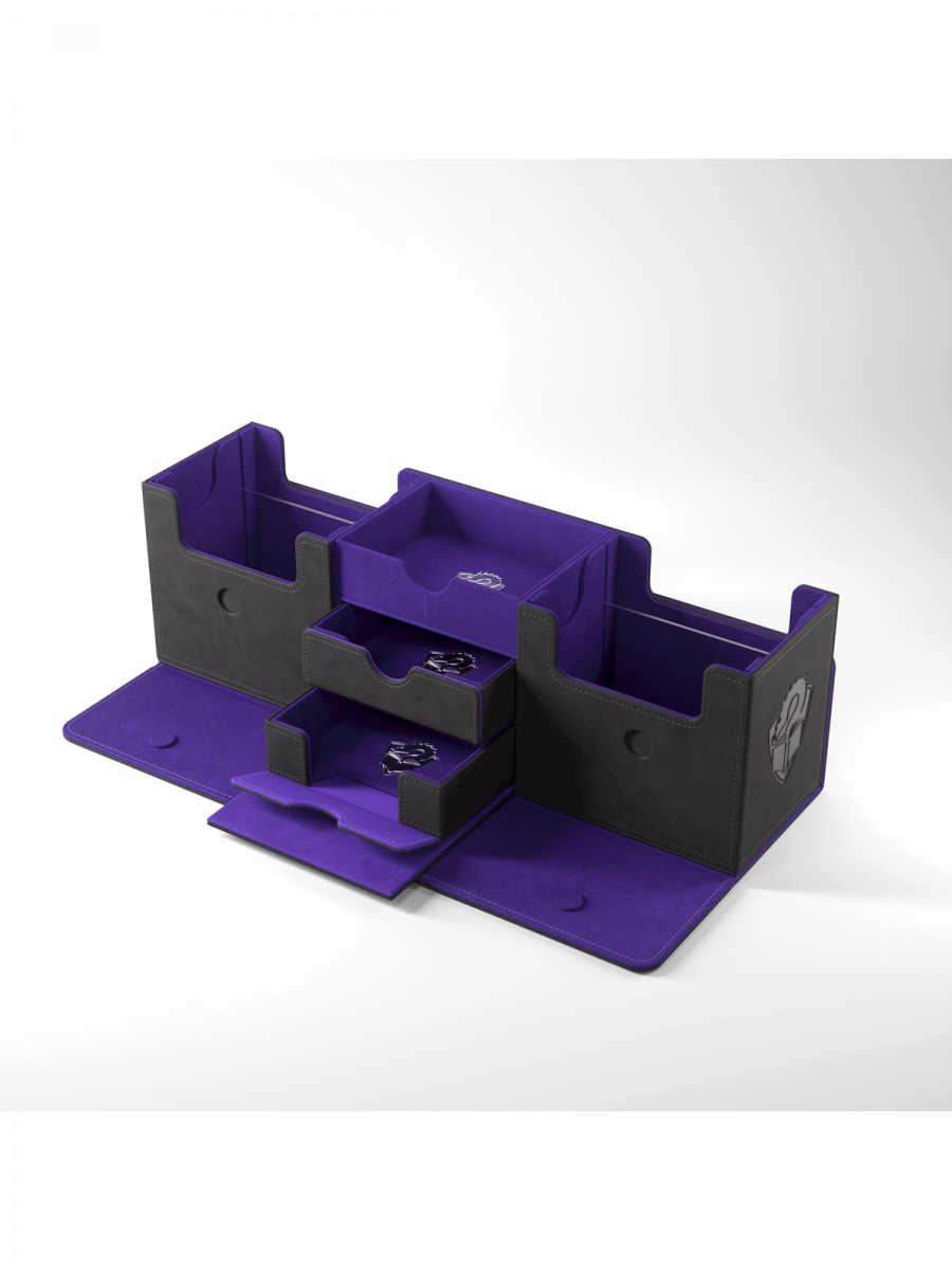 Blackfire Krabička na karty Gamegenic - The Academic 266+ XL Convertible Black/Purple