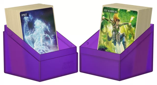Krabička na karty Ultimate Guard - Boulder 100+ Amethyst - Sběratelská karetní hra TCG
