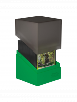 Krabička na karty Ultimate Guard - Boulder Deck Case Black/Green (100+)