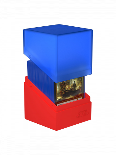 Krabička na karty Ultimate Guard - Boulder Deck Case Blue/Red (100+)