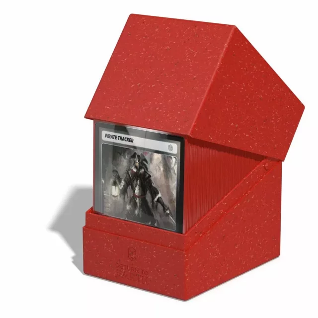 Krabička na karty Ultimate Guard - Boulder Deck Case Return to Earth Red (133+)