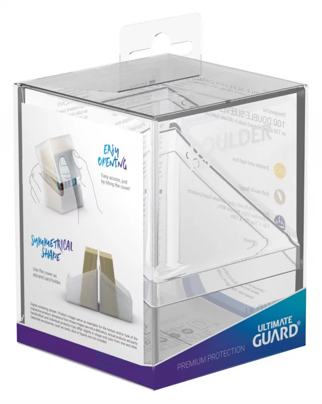 Krabička na karty Ultimate Guard - Boulder Deck Case Standard Clear (100+)