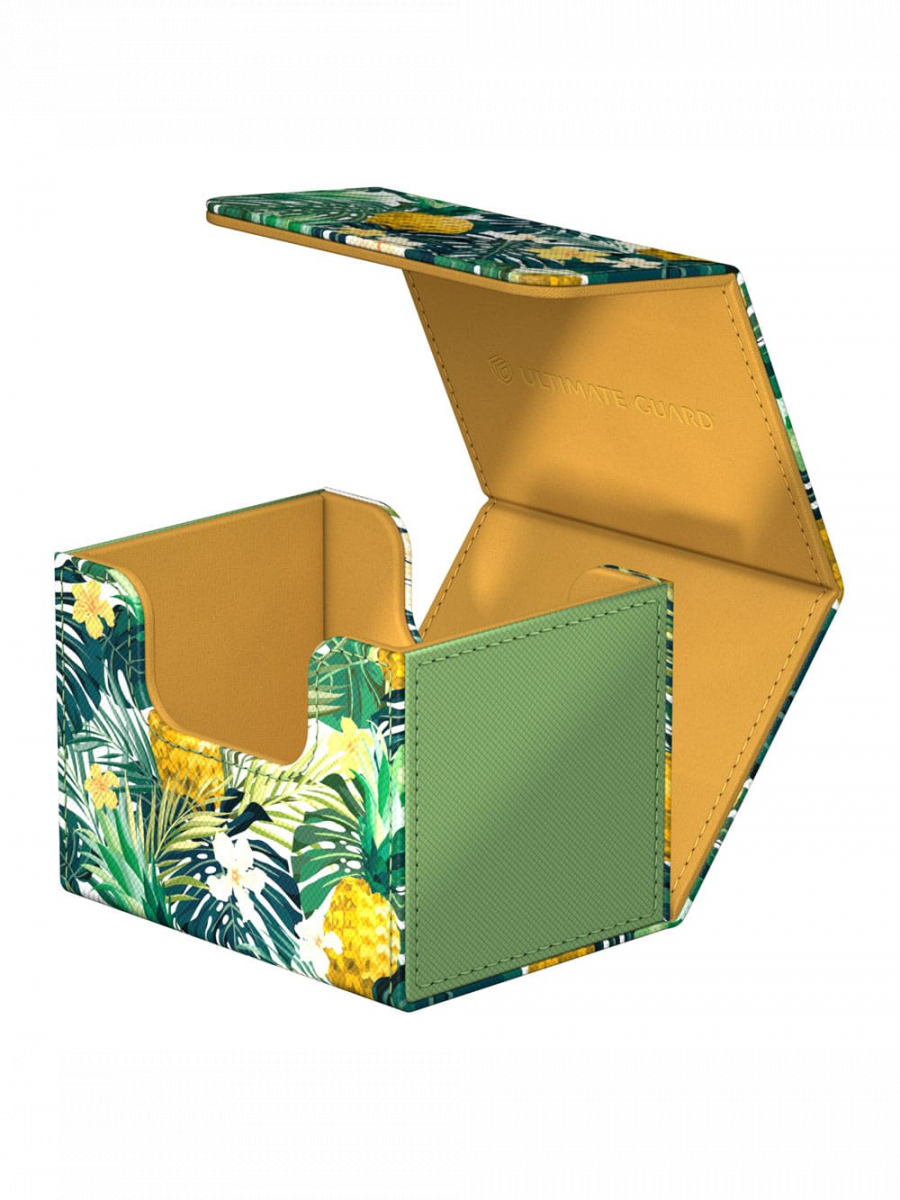 Heo GmbH Krabička na karty Ultimate Guard - Floral Places Sidewinder 100+ Bahia Green
