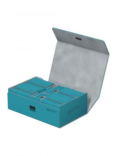 Krabička na karty Ultimate Guard - Smarthive 400+ XenoSkin Petrol Blue