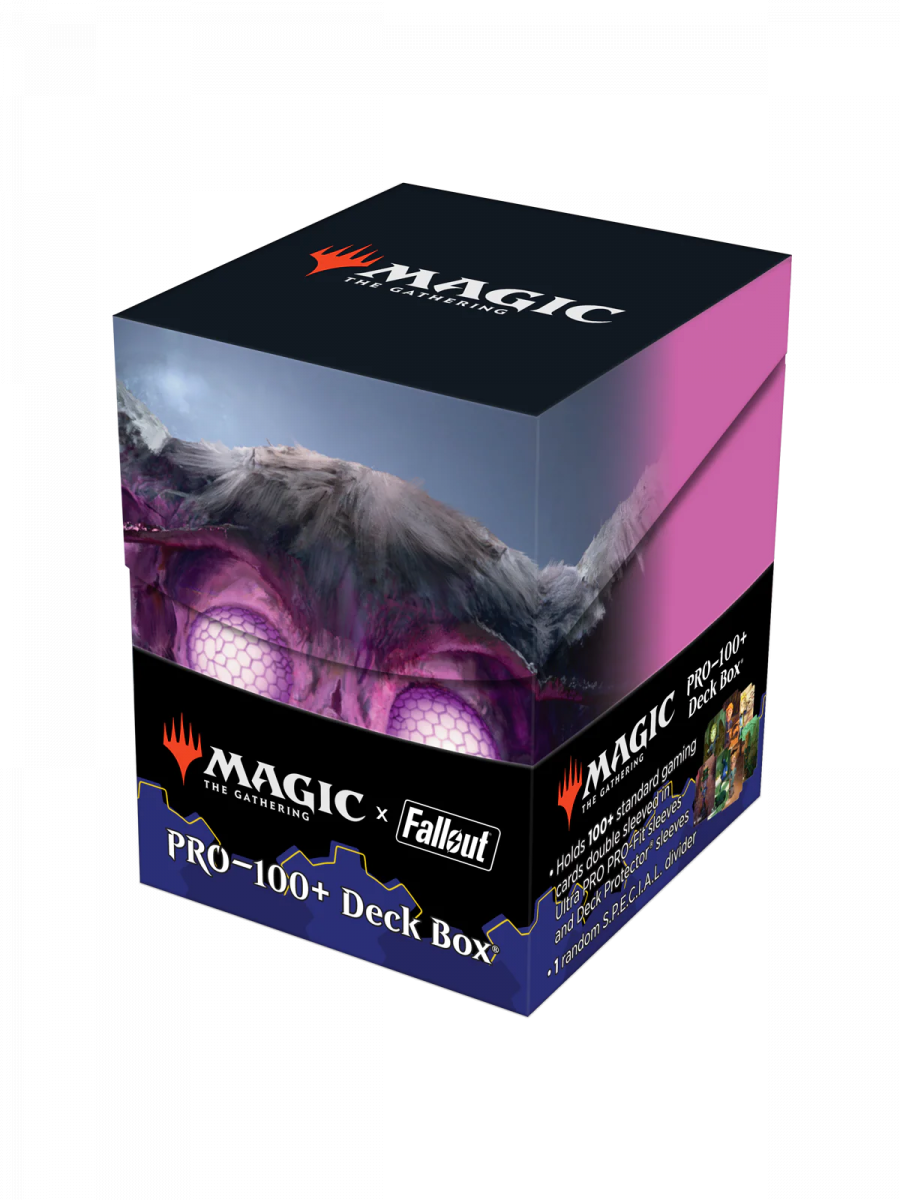 Blackfire Krabička na karty Ultra Pro: MTG x Fallout - The Wise Mothman Deck Box