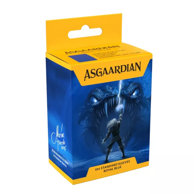 Ochranné obaly na karty Dragon Shield - Asgaardian Sleeve: Royal Blue Standard (104 ks)