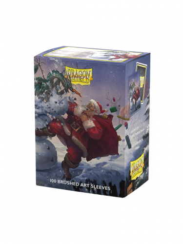 Ochranné obaly na karty Dragon Shield - Brushed Art Christmas 2025 (100 ks)