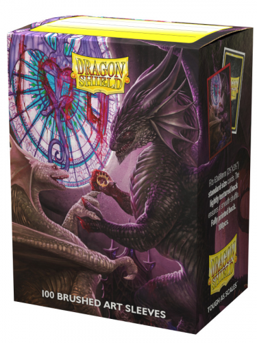 Ochranné obaly na karty Dragon Shield - Brushed Valentine Dragons (100 ks)