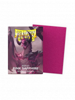 Ochranné obaly na karty Dragon Shield - Dual Sleeves Glare Matte Pink Sapphire (100 ks)