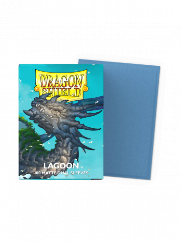 Ochranné obaly na karty Dragon Shield - Dual Sleeves Matte Lagoon (100 ks)