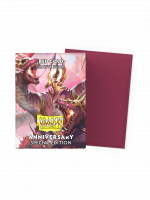 Ochranné obaly na karty Dragon Shield - Dual Sleeves Matte Red Gold (25th Special Edition) (100 ks)