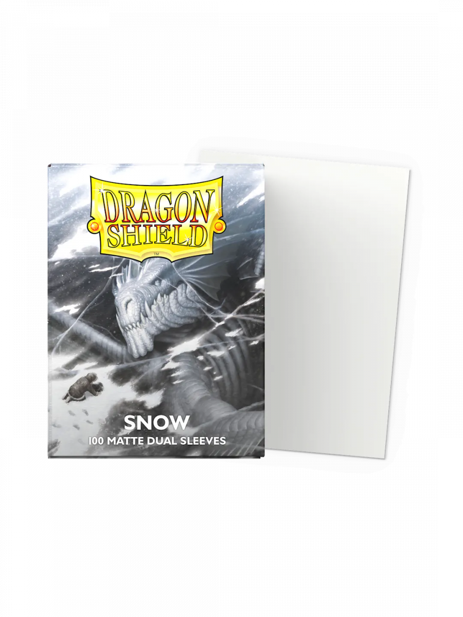 Blackfire Ochranné obaly na karty Dragon Shield - Dual Sleeves Matte Snow (100 ks)