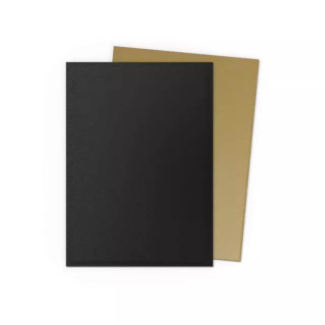 Ochranné obaly na karty Dragon Shield - Matte Dual Sleeves Black & Gold (100 ks)