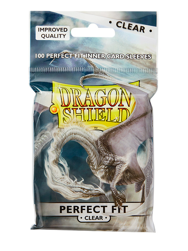 Blackfire Ochranné obaly na karty Dragon Shield - Perfect Fit Toploading Clear (100 ks)