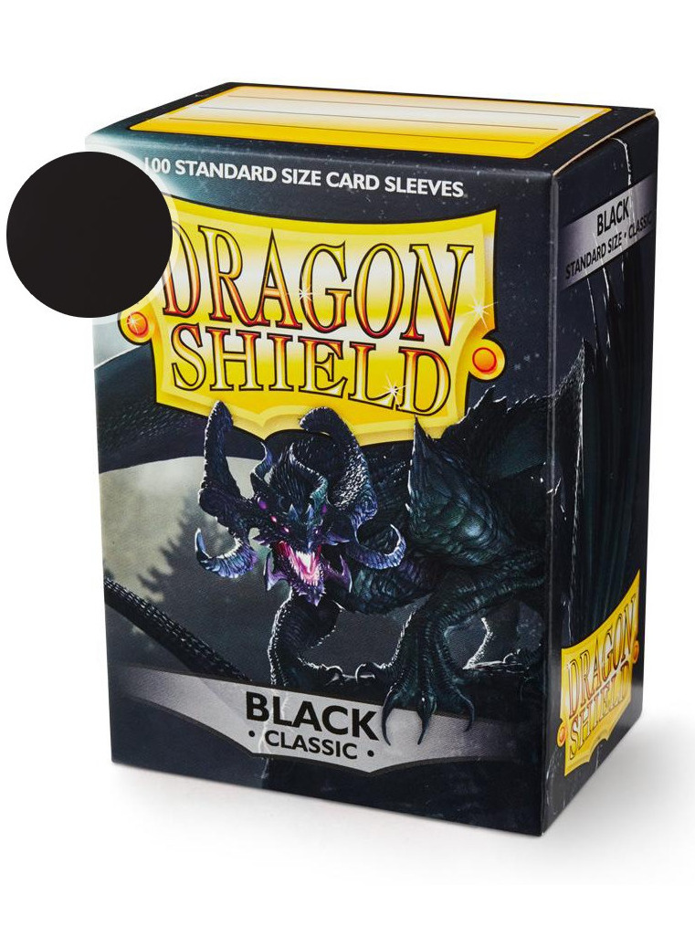 Blackfire Ochranné obaly na karty Dragon Shield - Standard Sleeves Classic Black (100 ks)