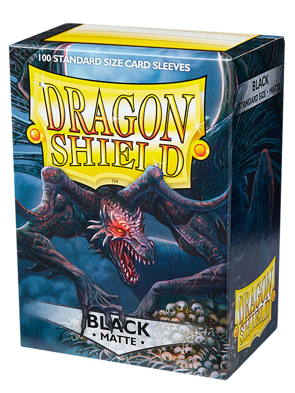Blackfire Ochranné obaly na karty Dragon Shield - Standard Sleeves Matte Black (100 ks)