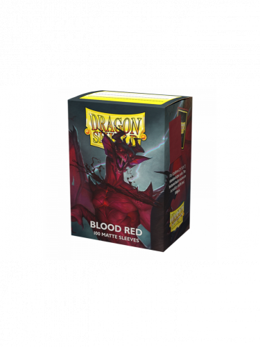 Ochranné obaly na karty Dragon Shield - Standard Sleeves Matte Blood Red (100 ks)