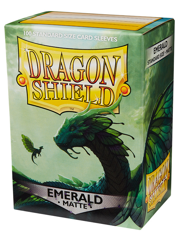 Blackfire Ochranné obaly na karty Dragon Shield - Standard Sleeves Matte Emerald (100 ks)