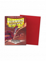 Ochranné obaly na karty Dragon Shield - Standard Sleeves Matte Crimson (100 ks)