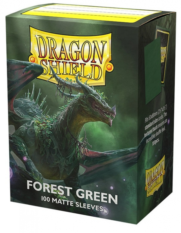 Blackfire Ochranné obaly na karty Dragon Shield - Standard Sleeves Matte Forest Green (100 ks)