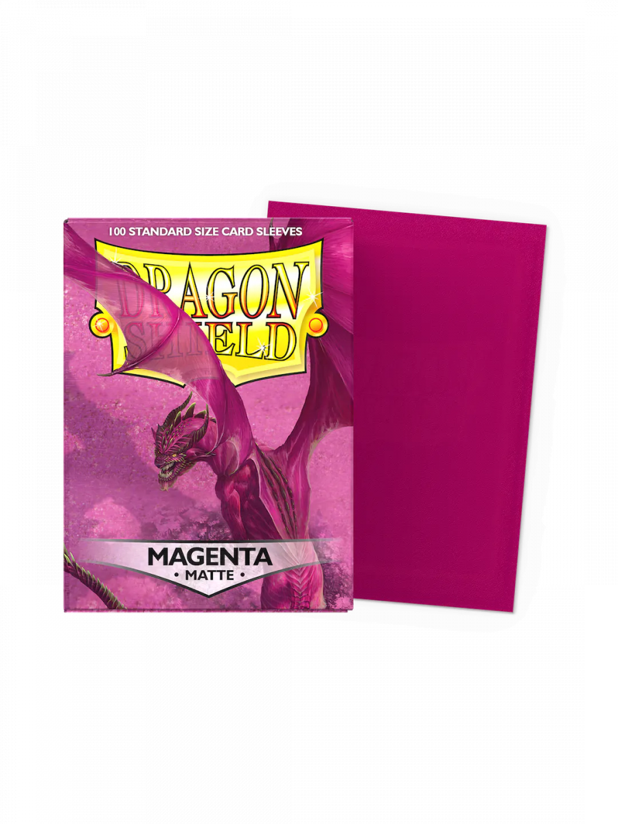 Blackfire Ochranné obaly na karty Dragon Shield - Standard Sleeves Matte Magenta (100 ks)
